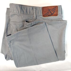 Dockers Flat Front Pants Gray Slim Tapered 40x32 Barely Worn